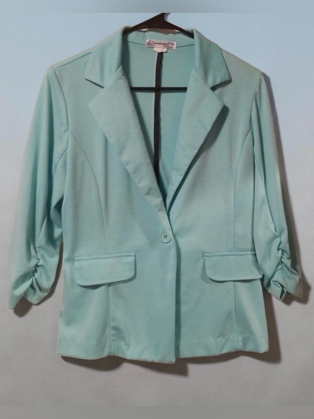 Blue Aqua Women's Blazer Jacket
